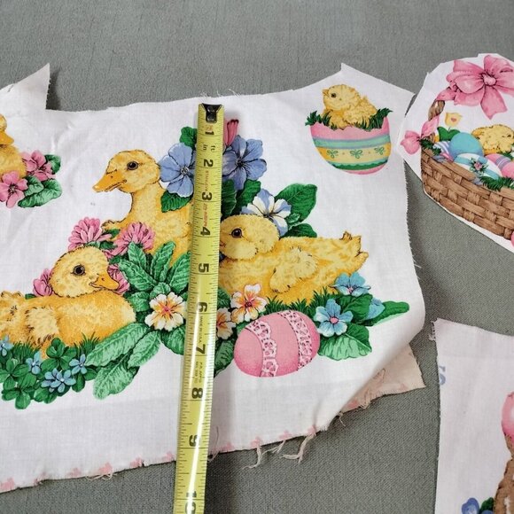 4/$20 Cranston Spring Fever Appliques Easter Bunny Chicks Ducklings Basket - Picture 6 of 7